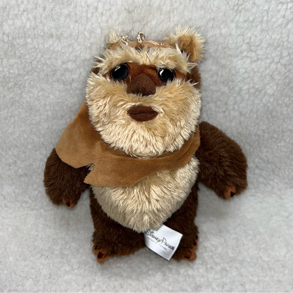Star Wars Ewok plush 9.5" brown Disney Park Merch toys